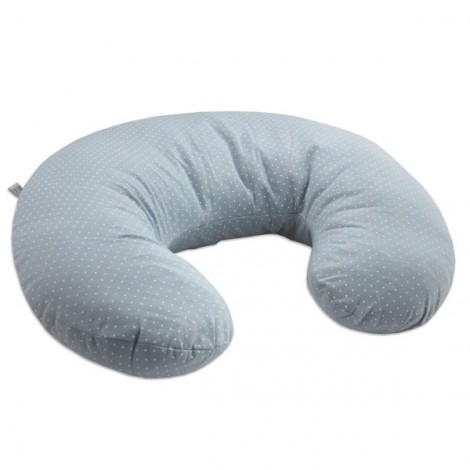 Perna de alaptare fiziologica husa bumbac gri 72 cm - imagine 8